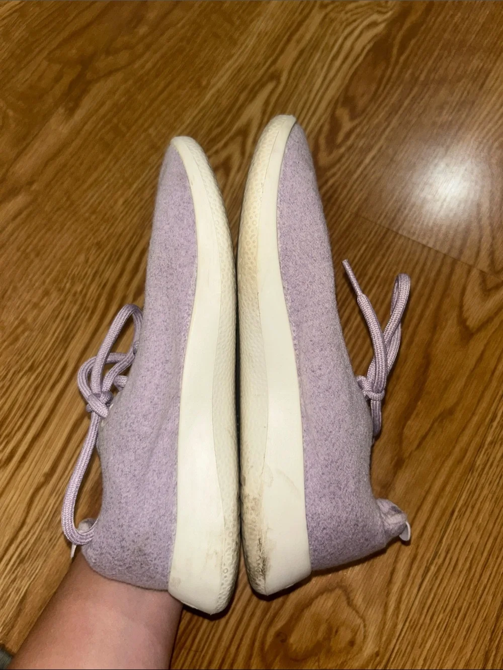 allbirds Lavender Wool Runners